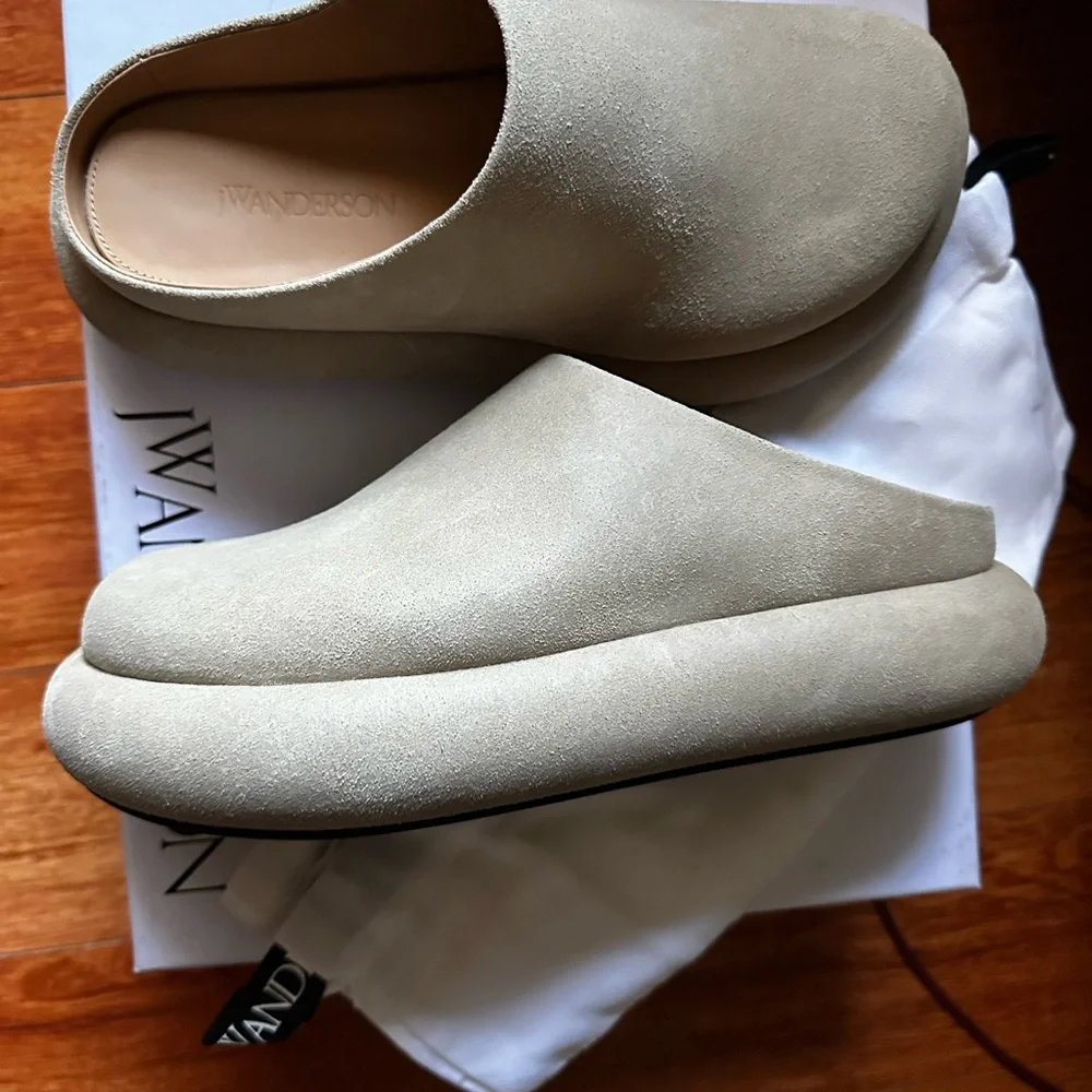 NWT $625 JW ANDERSON Bumper Platform Loafers Minimalist Design Size EU 38 US 8 - Picture 4 of 10